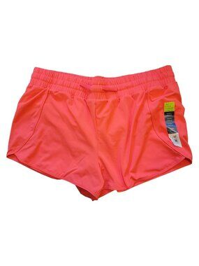 Tek Gear Girls Running Shorts Day Glow Orange/Pink Plus Size 20 JJ3259